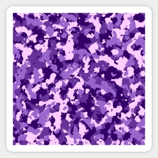 Purple Camouflage Sticker